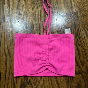 Aerie Fuchsia Ribbed Top
